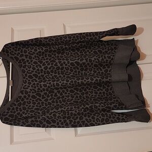 Oversized Leopard Shirt
